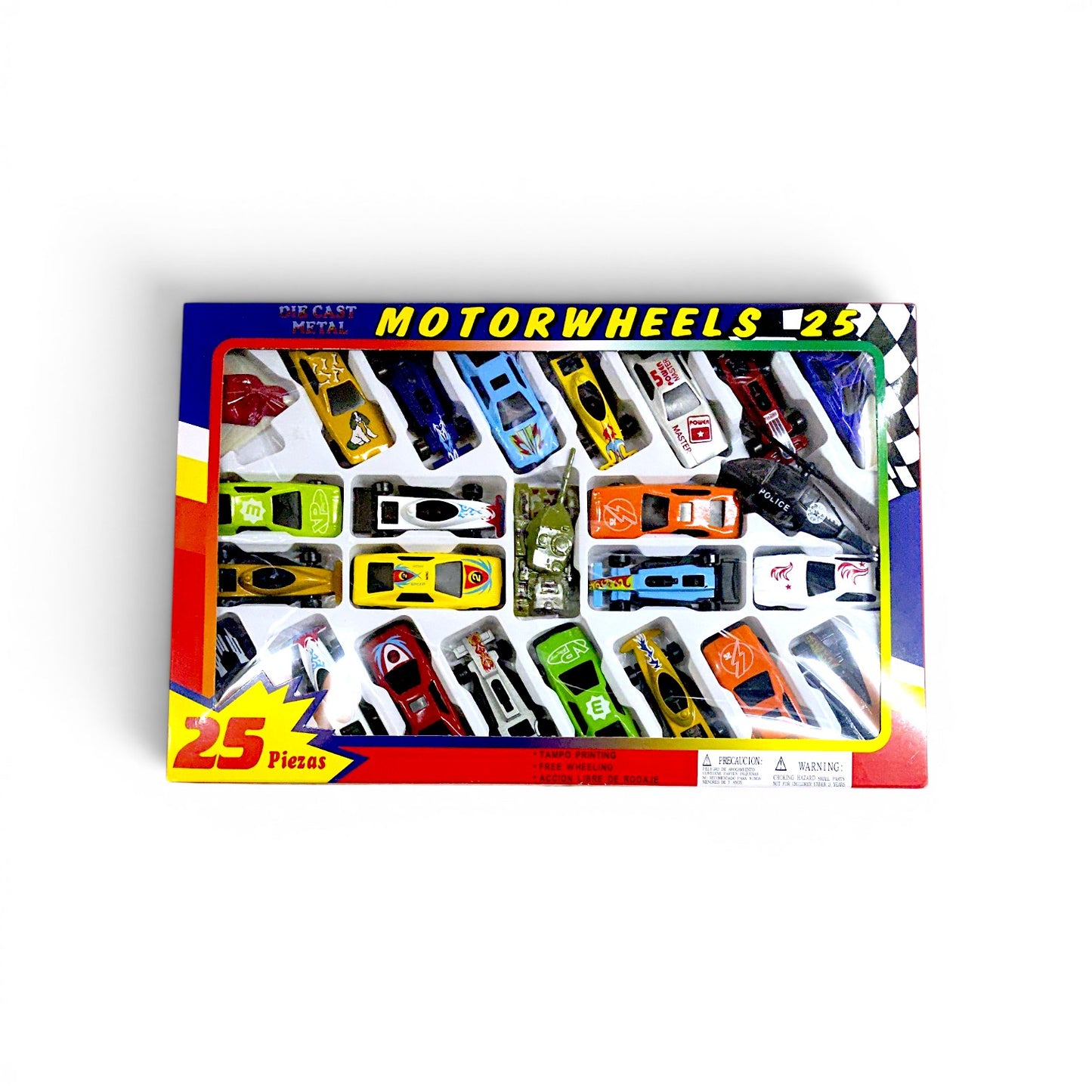 Set carros motorwheels DIE CAST 25 piezas.