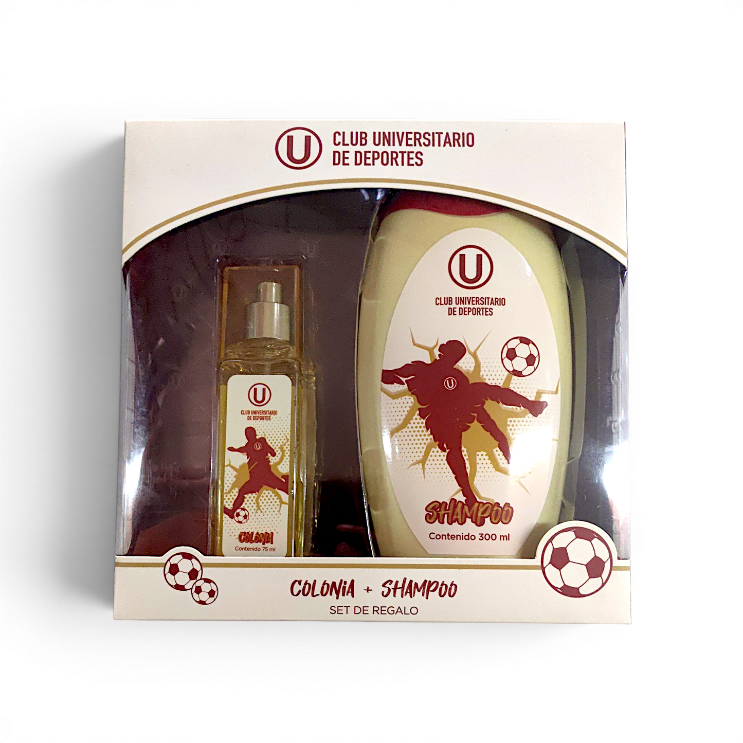 Set colonia + shampoo UNIVERSITARIO DE DEPORTES.