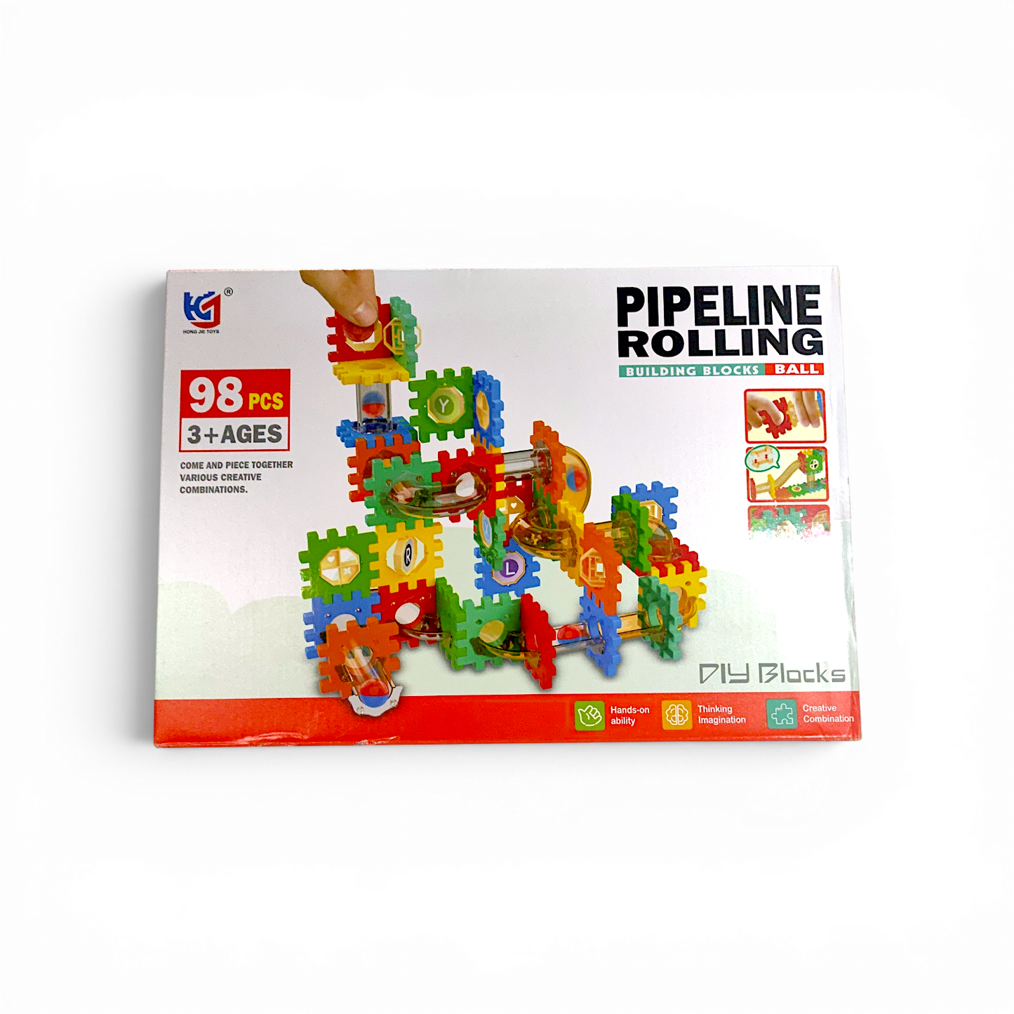 Juego de toboganes HONG JIE TOYS 98 piezas.