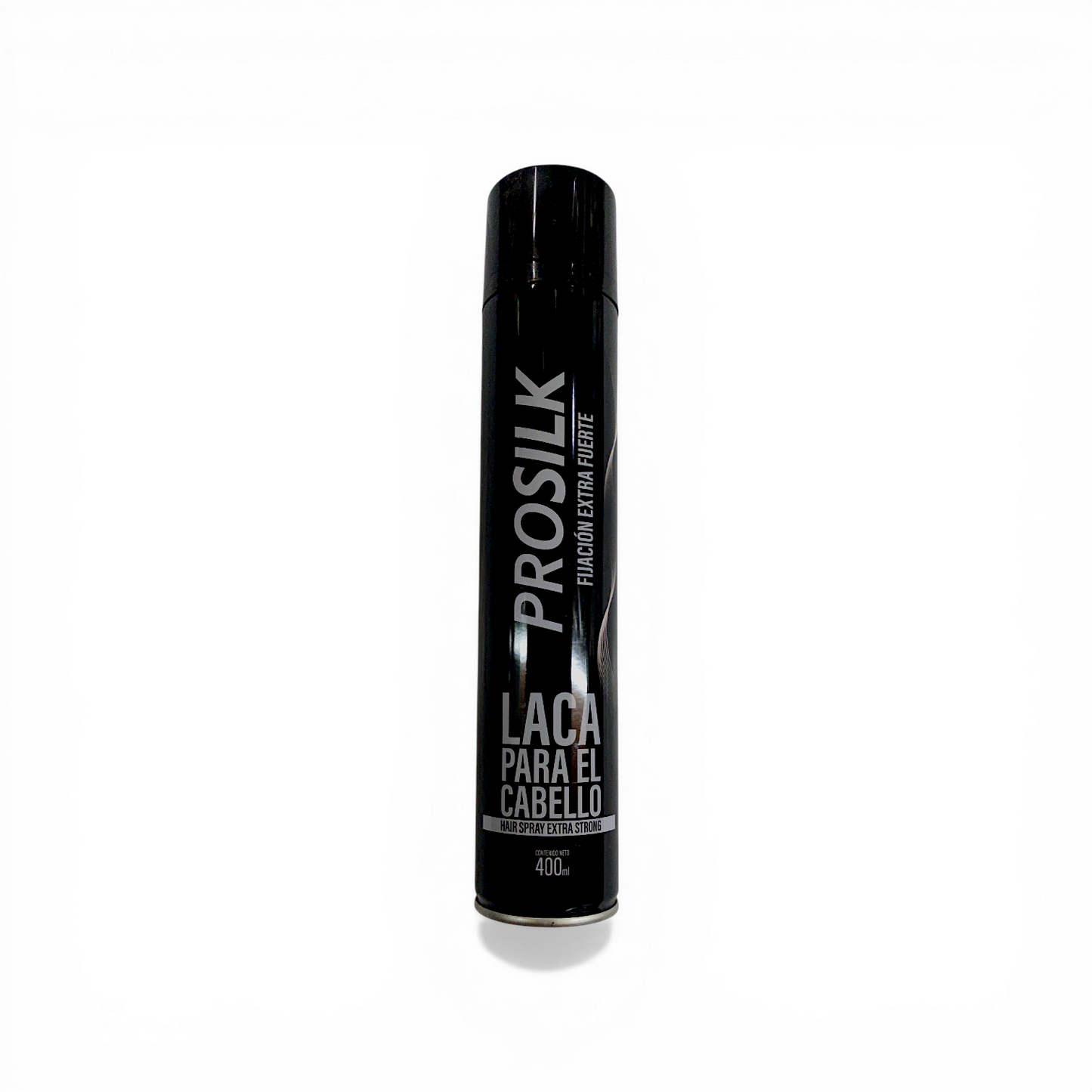 Laca para cabello fijación extra fuerte PROSILK 400 ml.