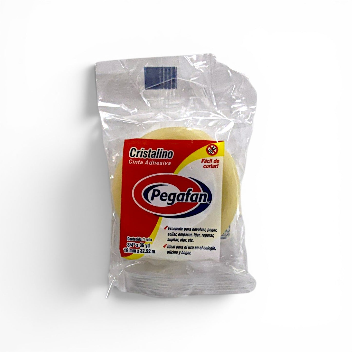 Cinta adhesiva PEGAFAN 19 mm x 32.92 m.