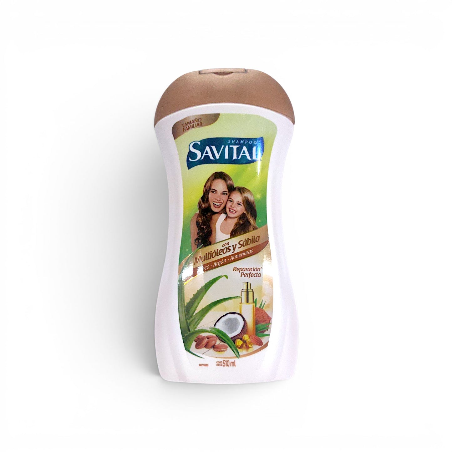 Shampoo multeóleos y sábila SAVITAL 510 ml.