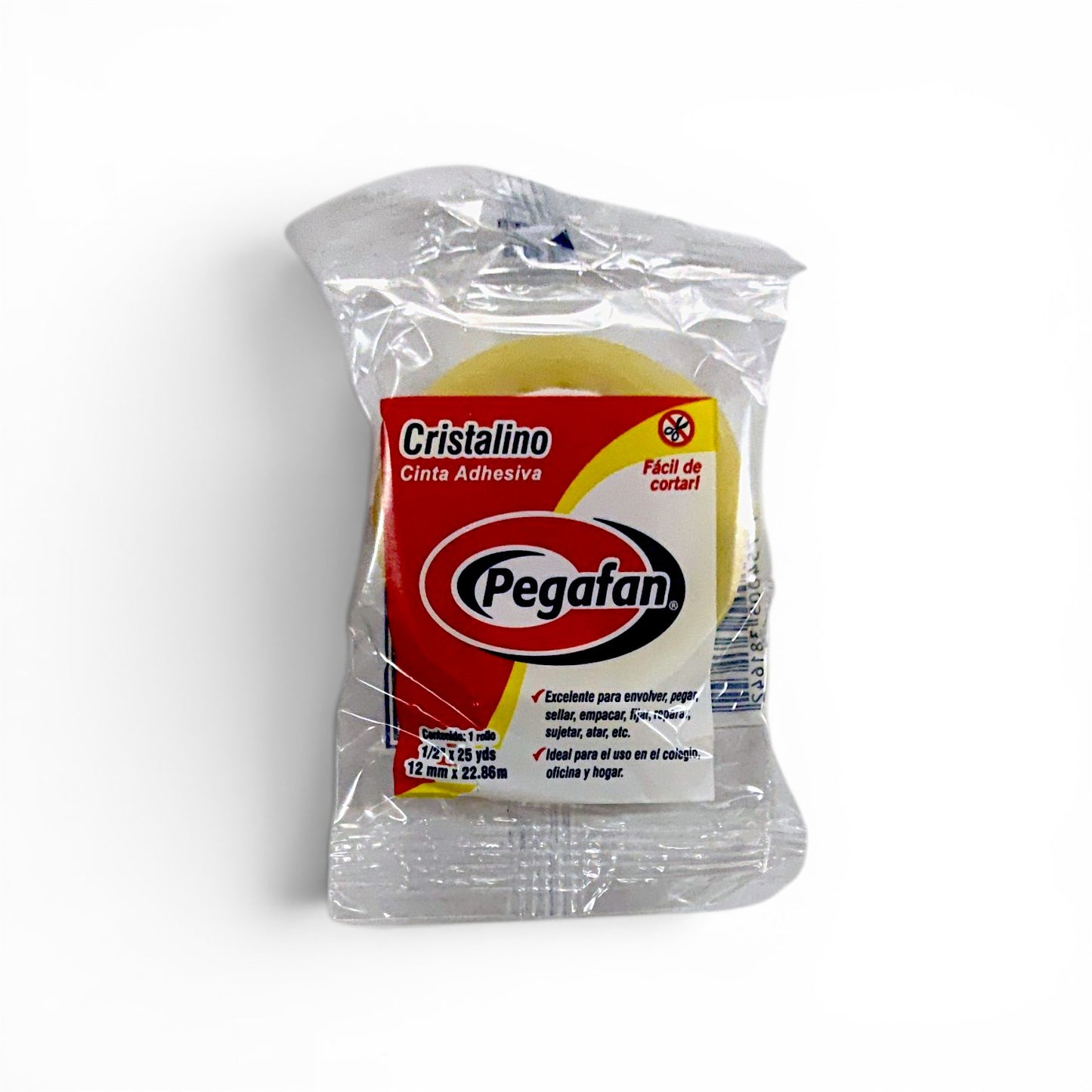 Cinta adhesiva PEGAFAN 12mm x 22.86 m.