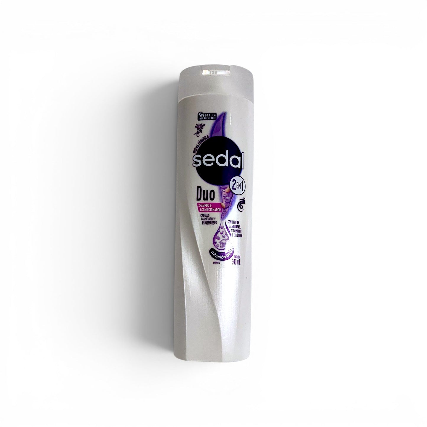 Shampoo 2 en 1 dúo SEDAL 340 ml.