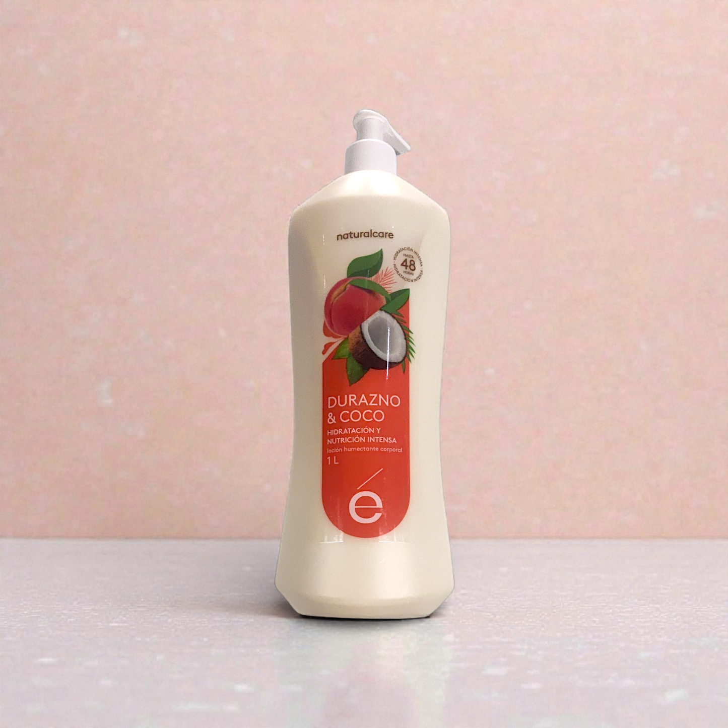 Crema hidratante corporal durazno y coco ESIKA NATURALCARE 1LT.