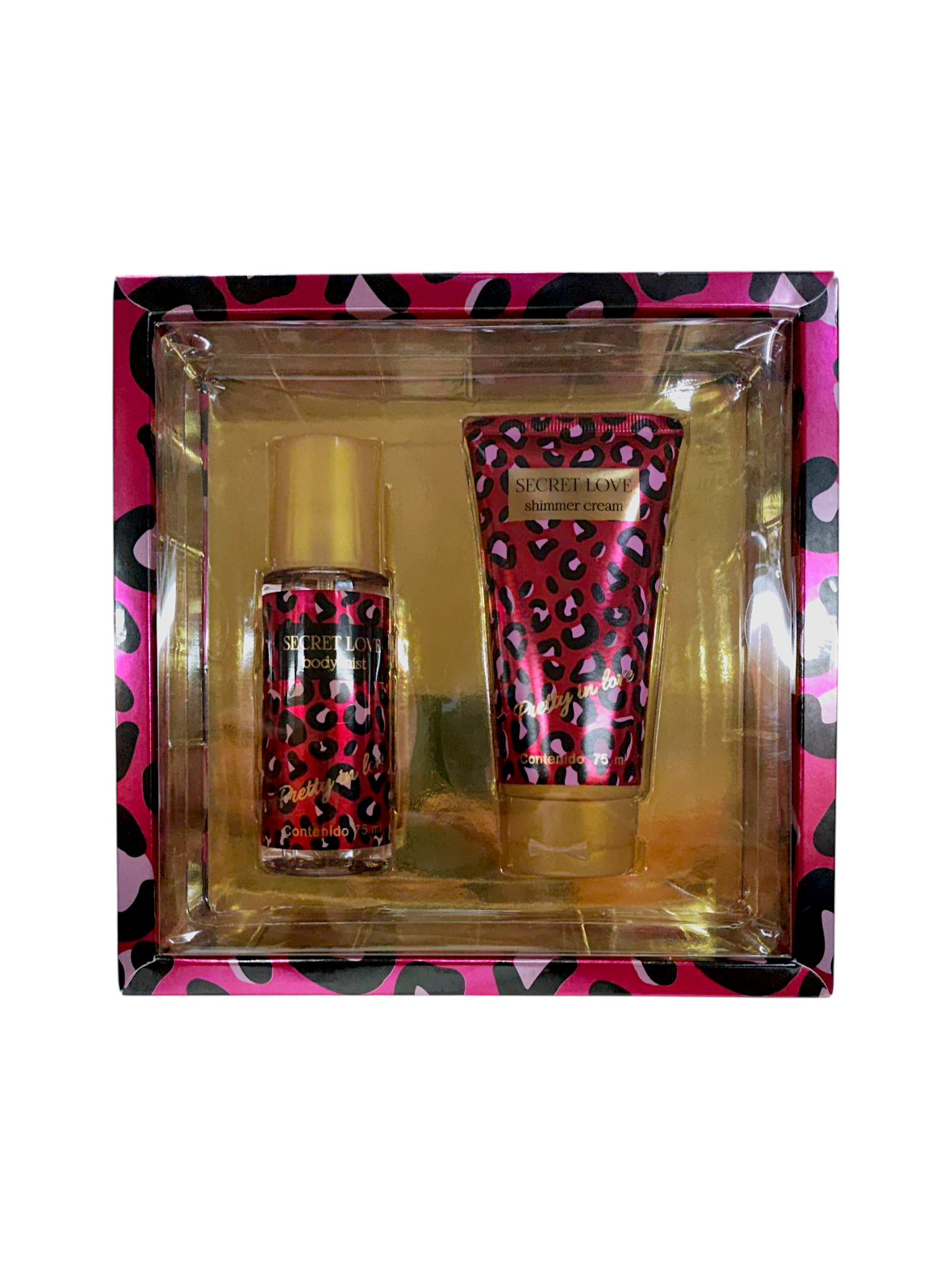Set colonia + crema corporal Pretty in love SECRET LOVE 75 ml