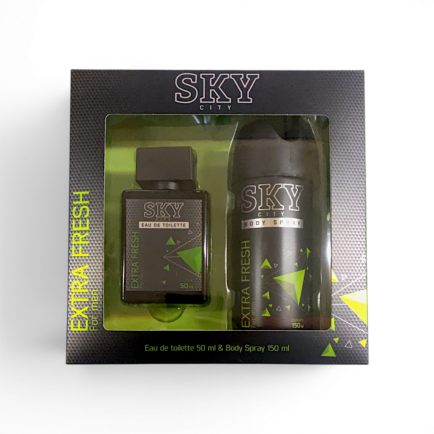 Set colonia + desodorante spray extra fresh SKY.