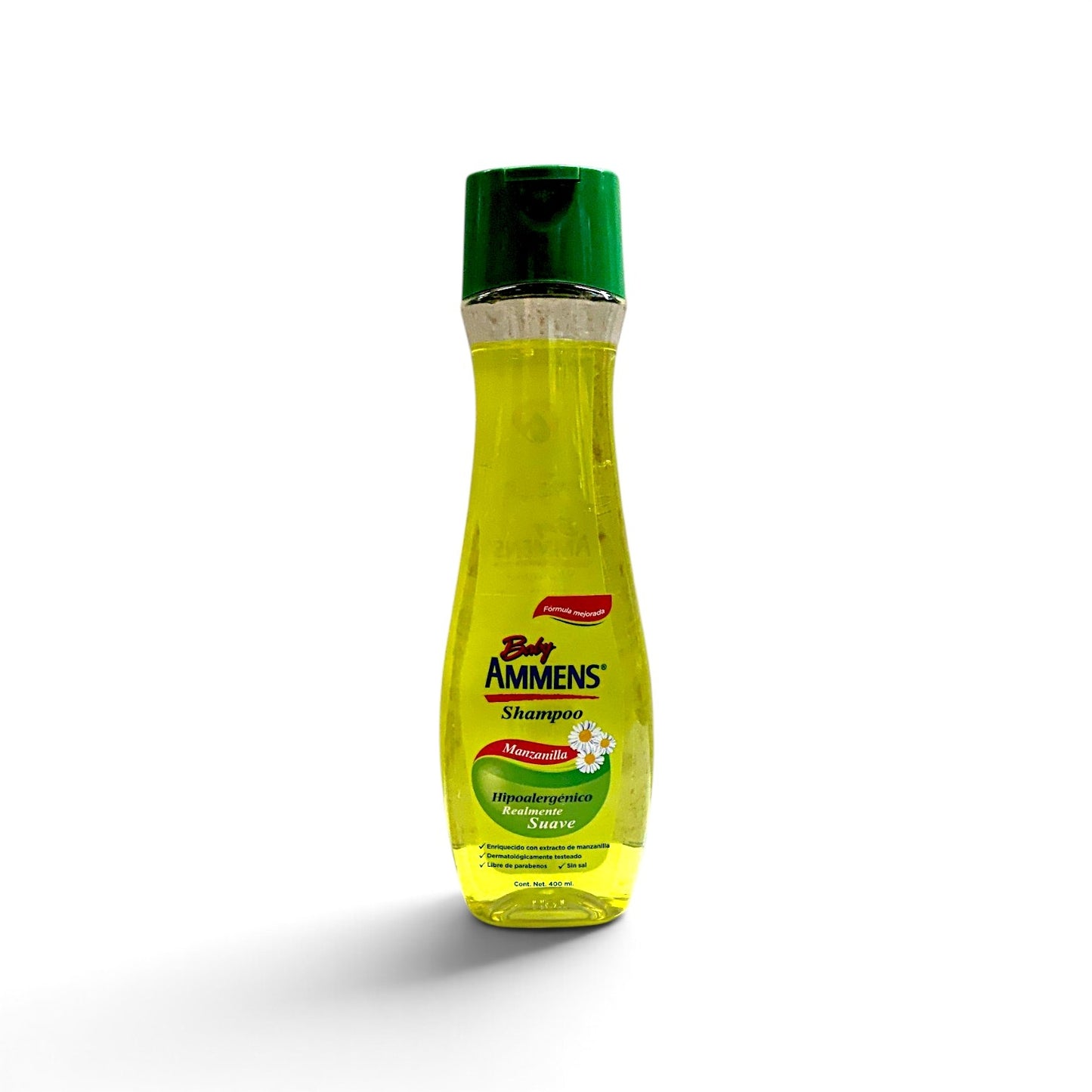 Shampoo para bebés manzanilla AMMENS 400 ml.