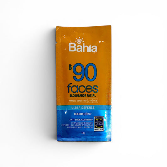 Bloqueador facial 90 SPF BAHÍA 10 gr.