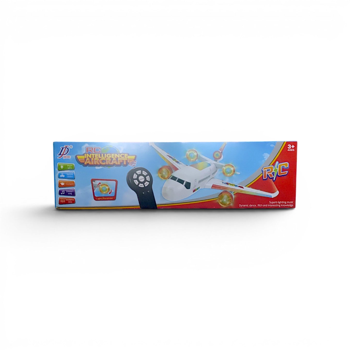 Avión inteligente con control remoto RC.