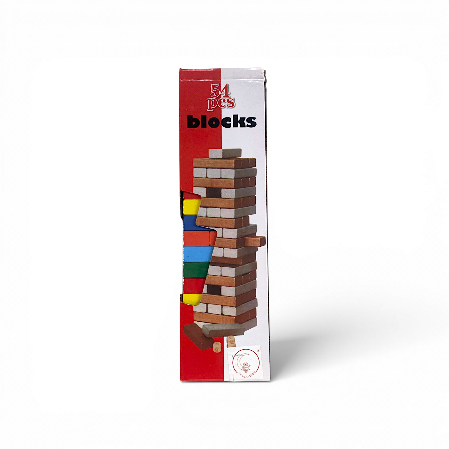 Jenga fichas de color BLOCKS 54 piezas