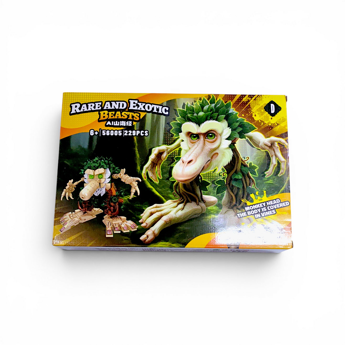 Armable monkey head RARE AND EXOTIC BEATS 229 piezas.