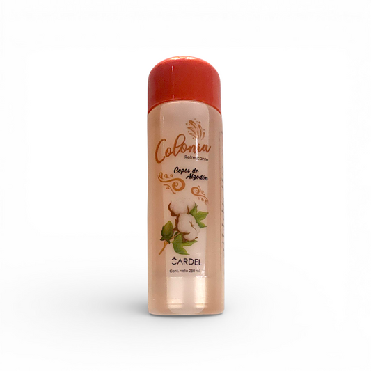 Copos de algodón colonia CARDEL 250 ml.