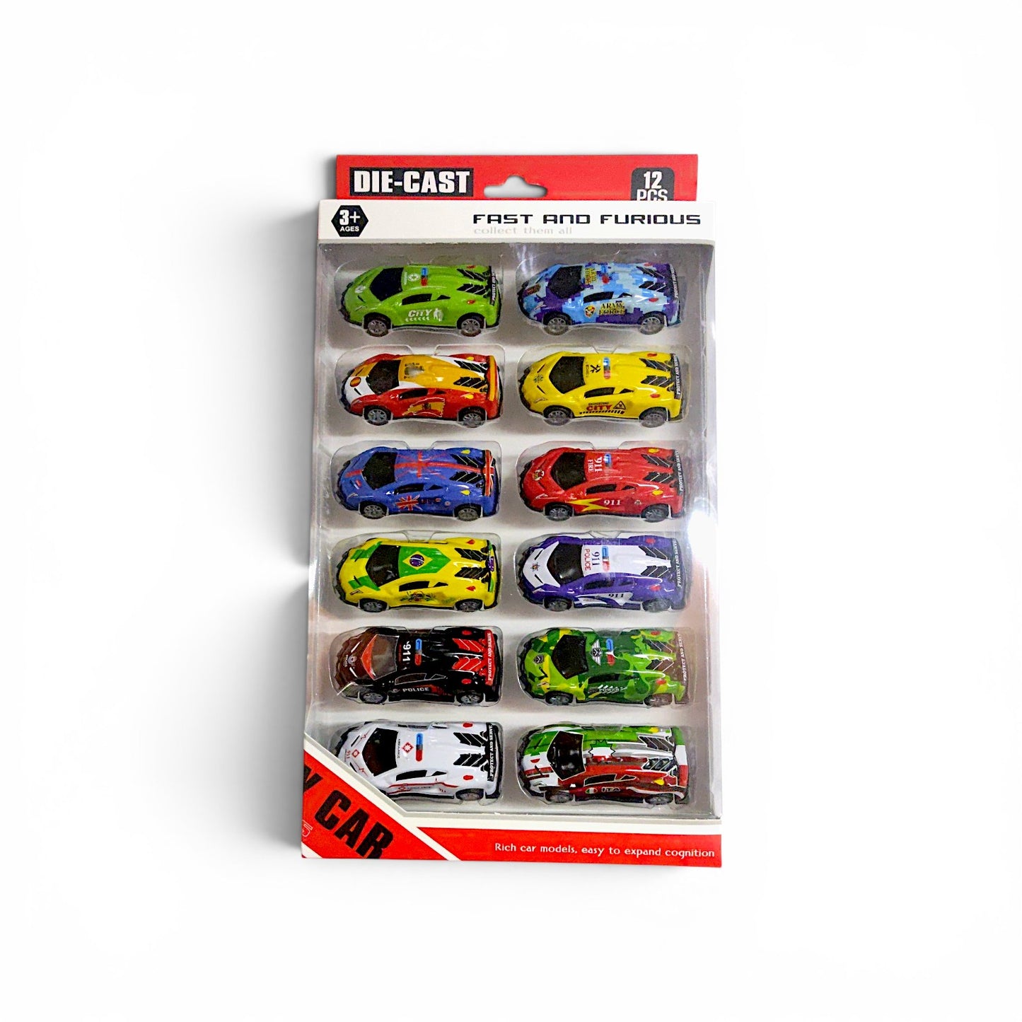 Set carros DIE CAST 12 und.