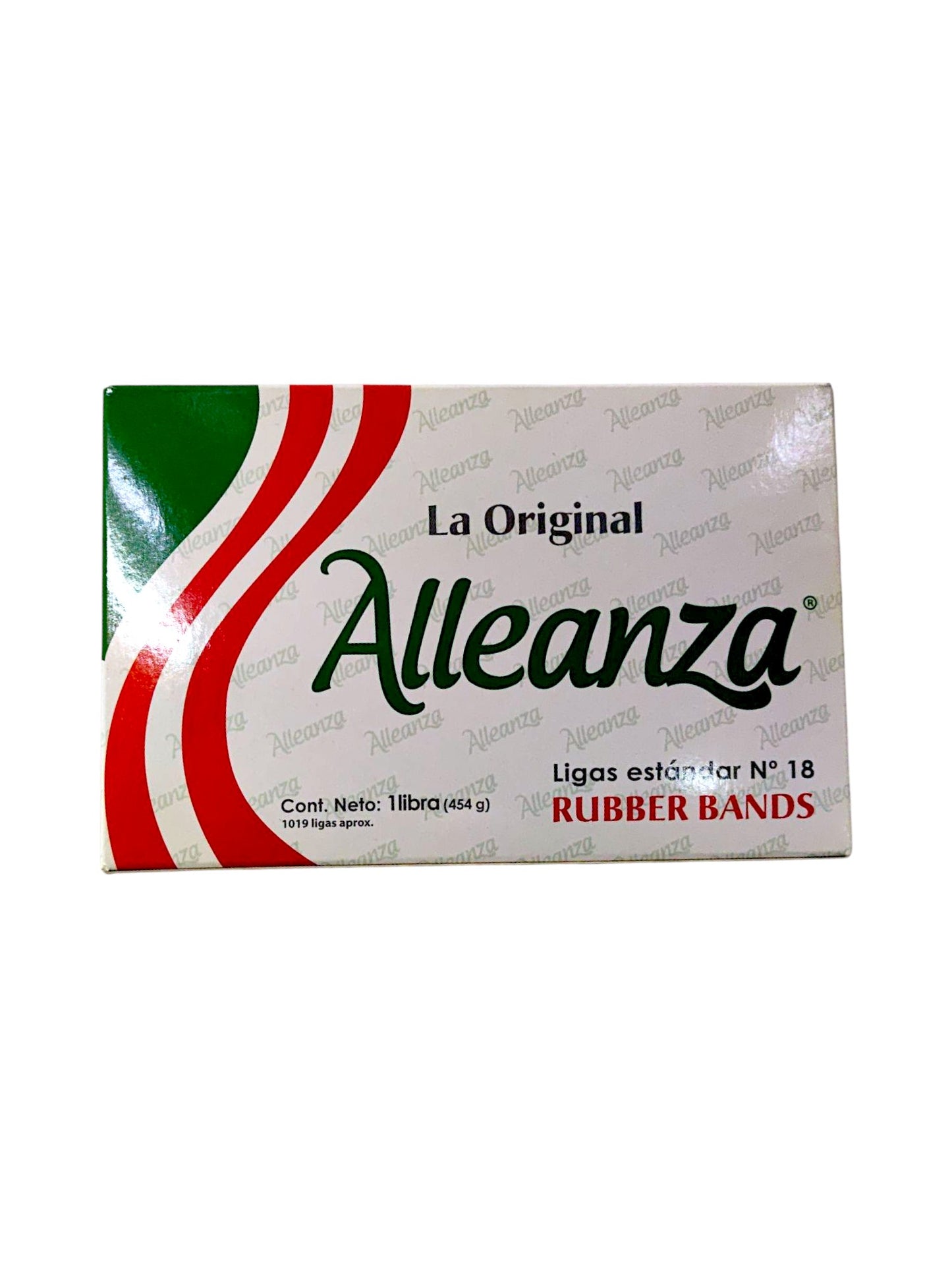 Caja de ligas N° 18 de 1 libra ALLEANZA
