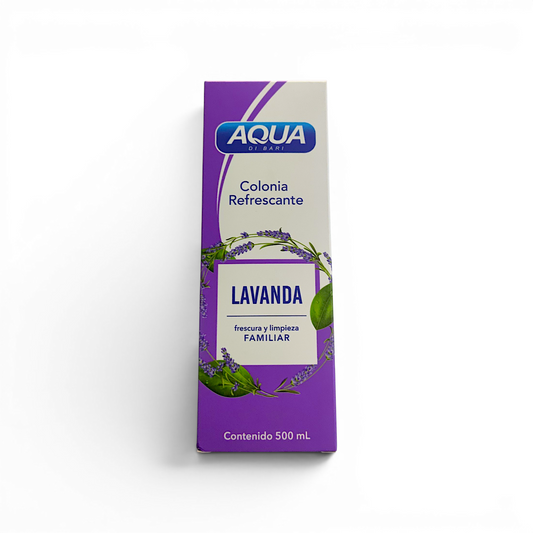 Colonia refrescante lavanda AQUA DI BARI 500 ml.