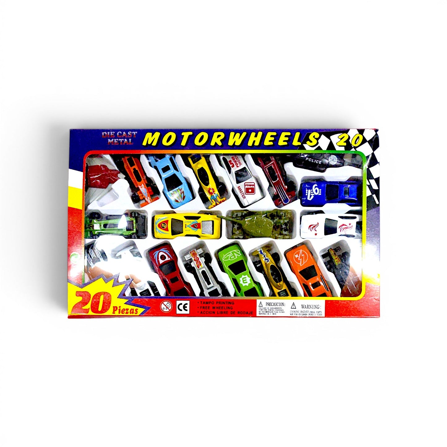 Set carro motorwheels DIE CAST 20 piezas.