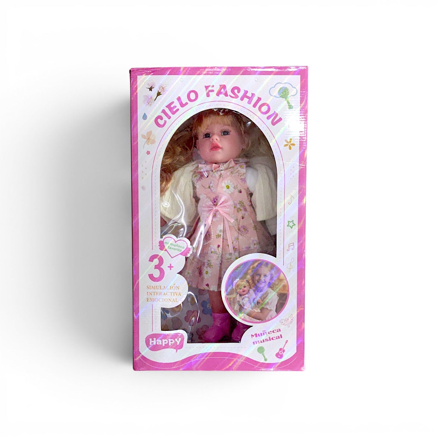 Muñeca musical cielo HAPPY.