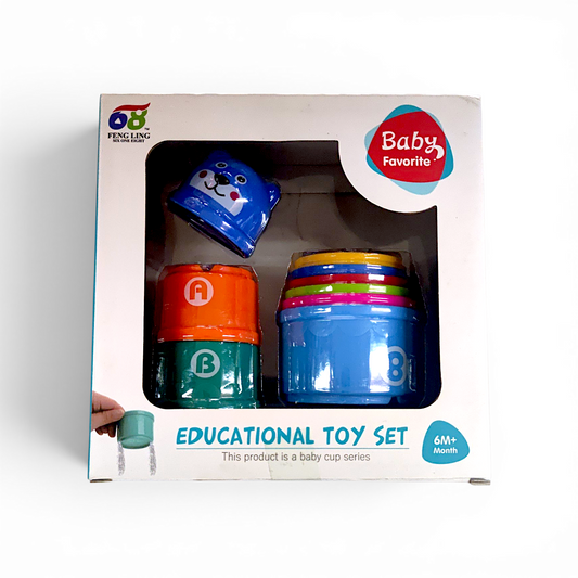 Vasos apilables baby favorite FENG LING 9 Piezas.