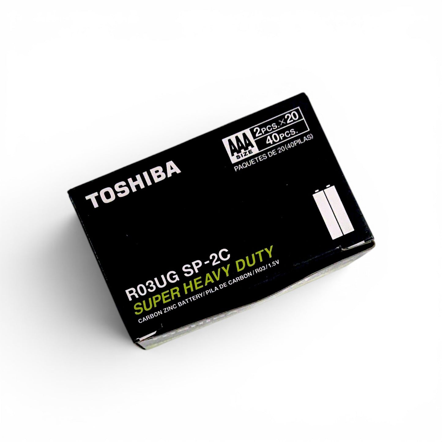 Caja pilas AAA TOSHIBA 40 unidades.