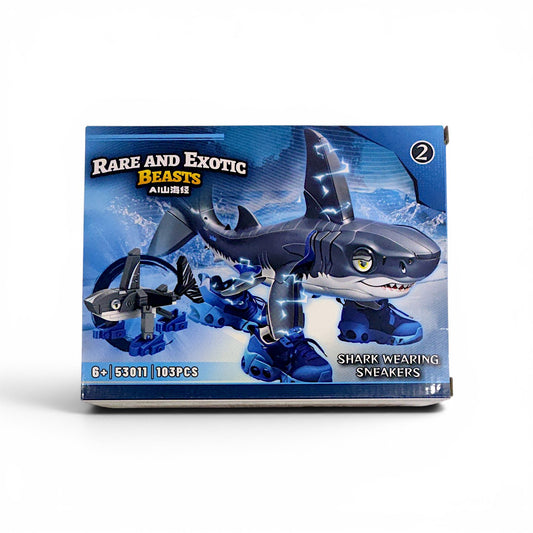 Armable shark RARE AND EXOTIC BEASTS 103 piezas.