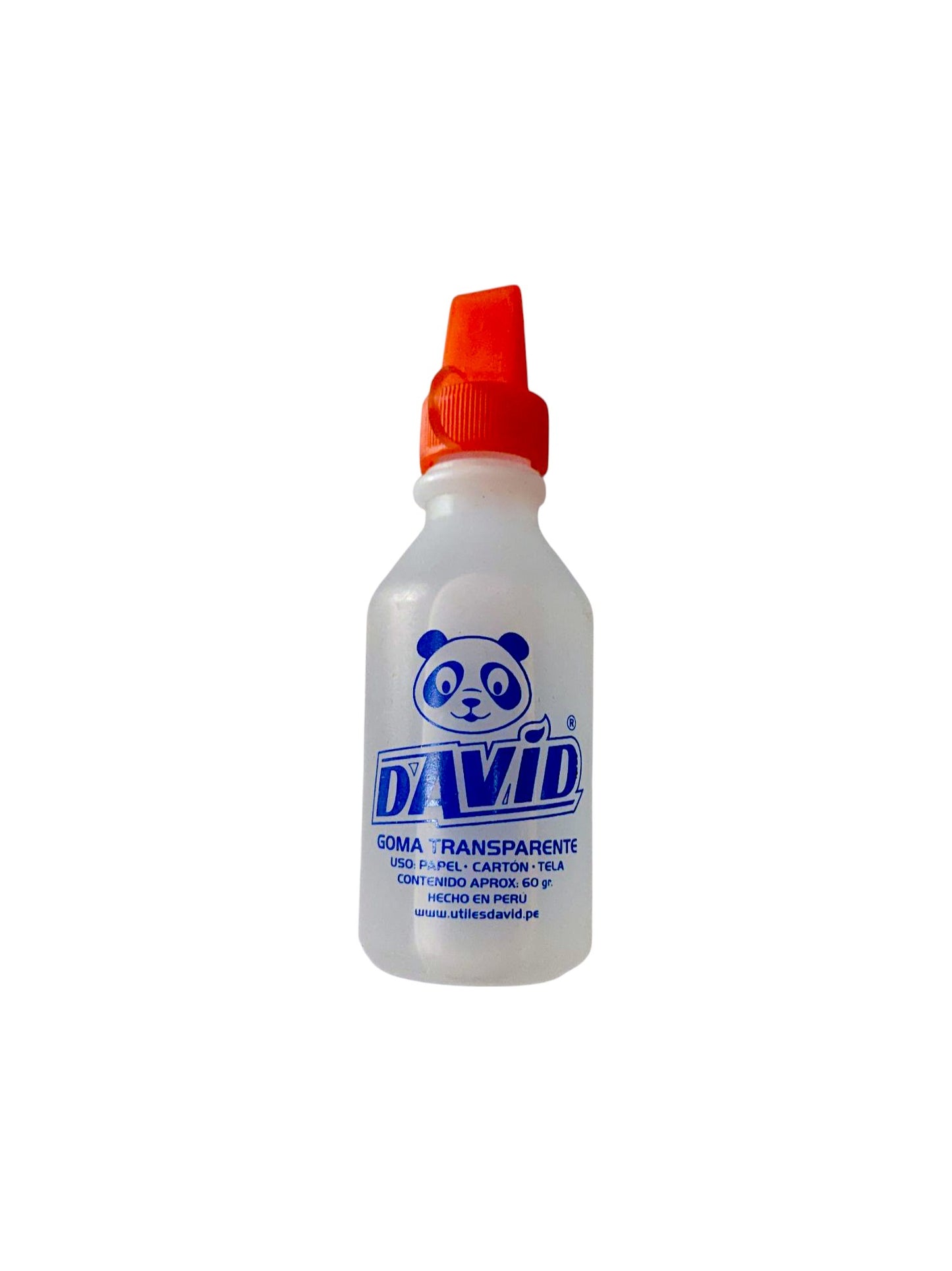 Goma transparente DAVID 60 gr. 1 unidad.