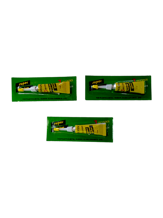 Pegamento instantáneo super glue DELFIN 1.2 gr  3 unidades.
