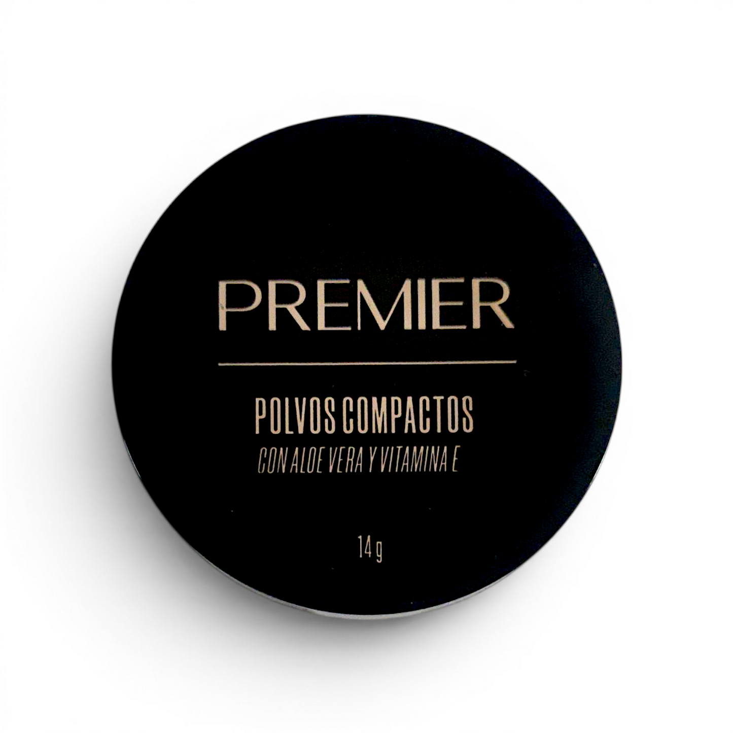 Polvo compacto PREMIER aloe vera + vitamina e 14 gr.