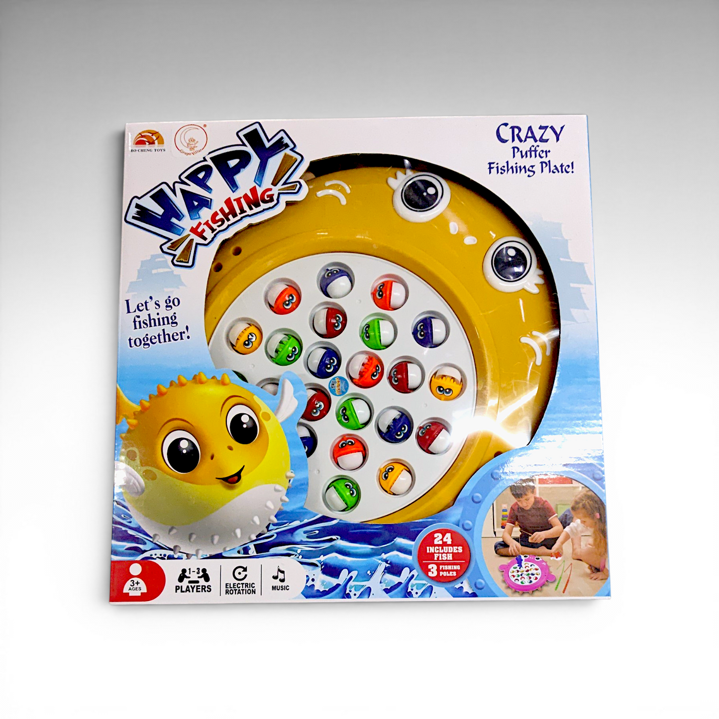 Juego de pesca musical happy fishing BO CHENG TOYS.