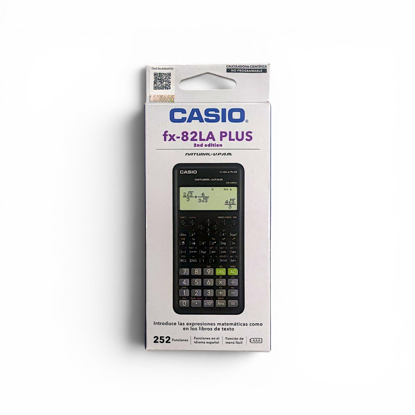 Calculadora científica FX-82LA PLUS 2nd edition CASIO.