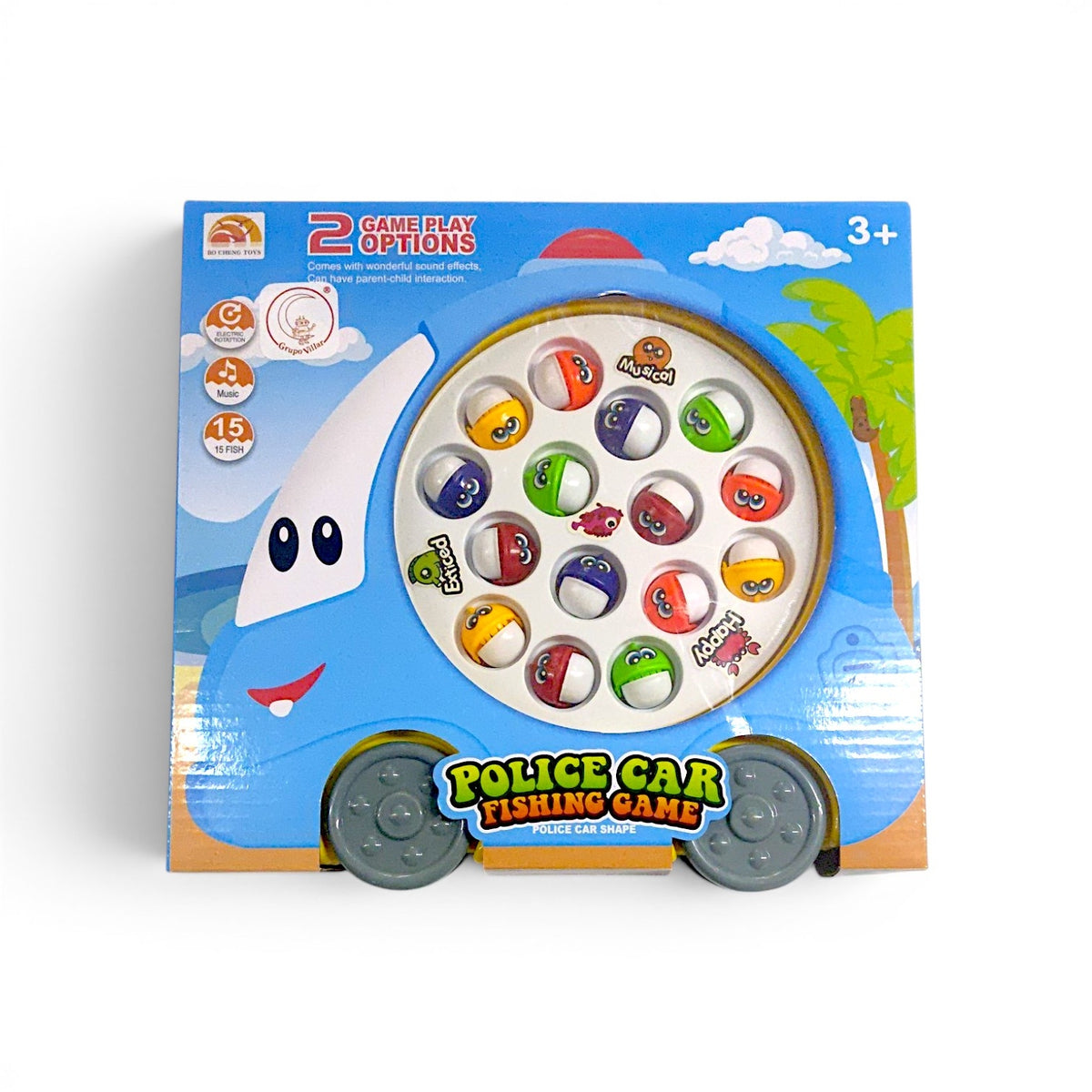 Juego de pesca police car BO CHENG TOYS.