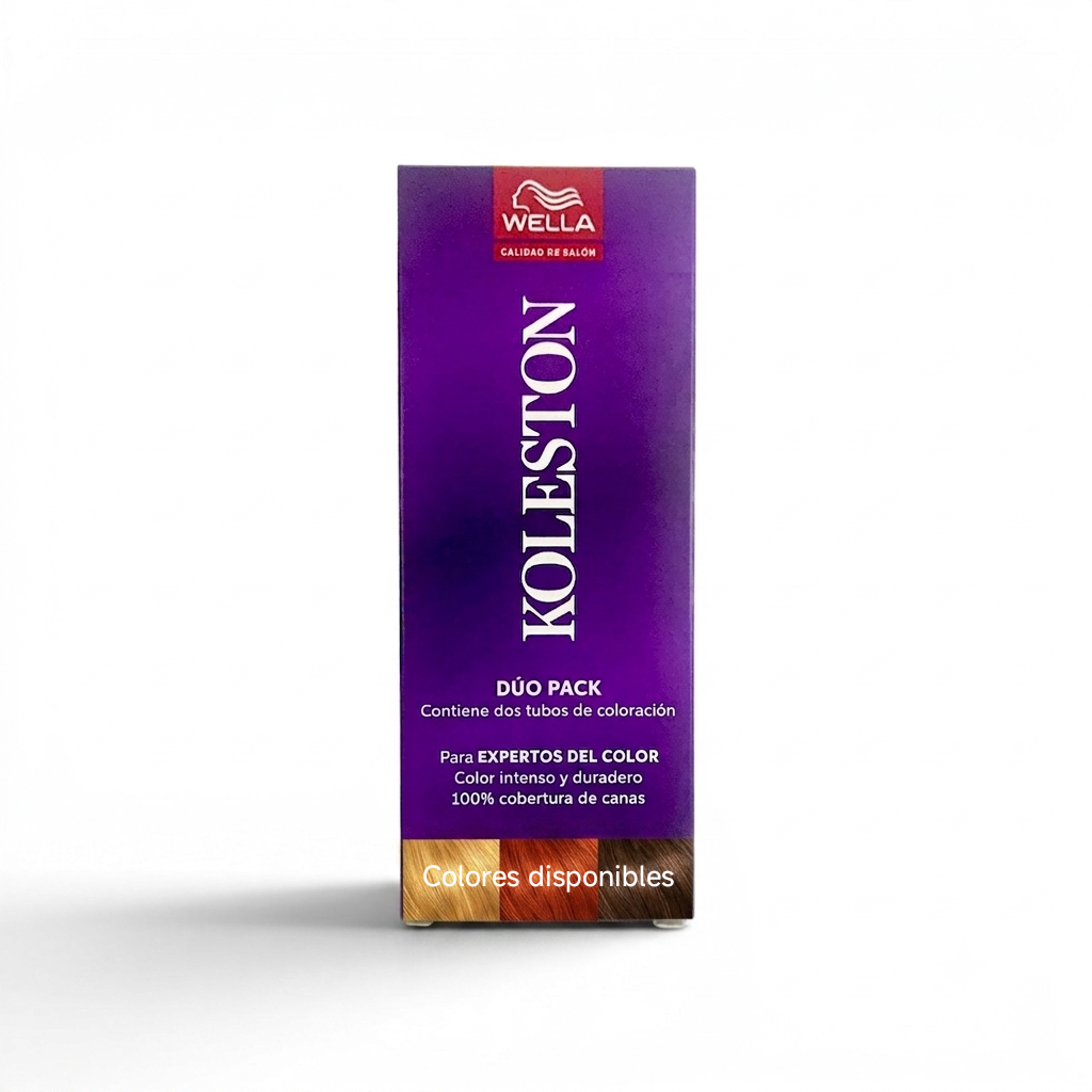 Tinte para cabello dúo pack koleston WELLA.